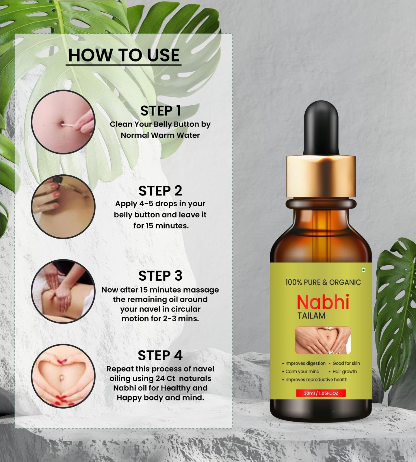 Ayurvedic Ramban Multi Benefit Nabhi Oil (Buy 1 Get 1 Free)