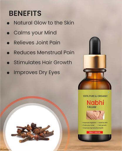 Ayurvedic Ramban Multi Benefit Nabhi Oil (Buy 1 Get 1 Free)
