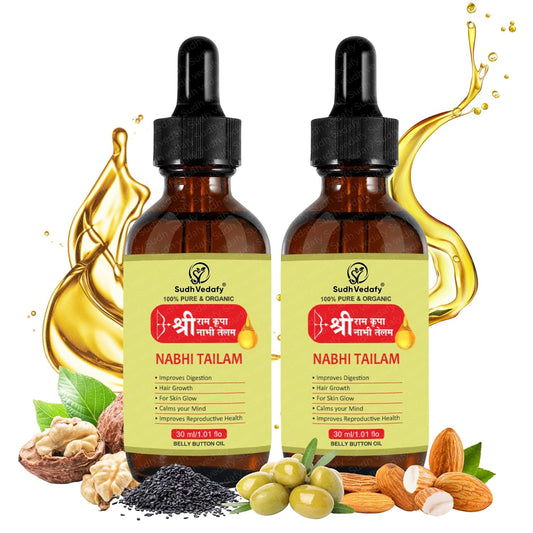 Ayurvedic Ramban Multi Benefit Nabhi Oil (Buy 1 Get 1 Free)